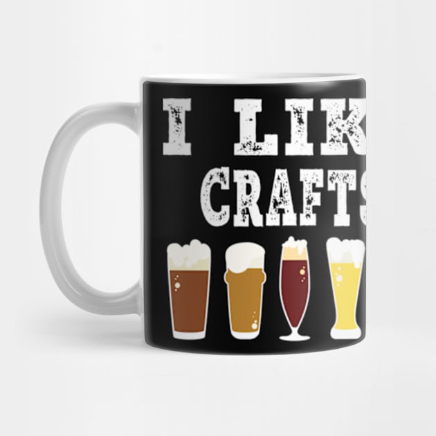 I like crafts funny vintage brewer craft beer lover by AstridLdenOs